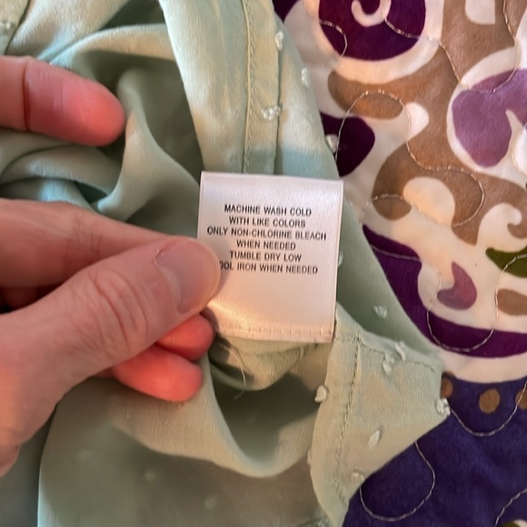 ModCloth Pale Green Ruffle Blouse - Picture 8 of 8